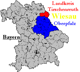 Lage Heimatort Wiesau